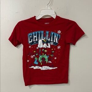 Peanuts Red 'Chillin' Kids Tee